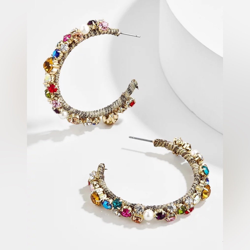 Baublebar hoop earrings